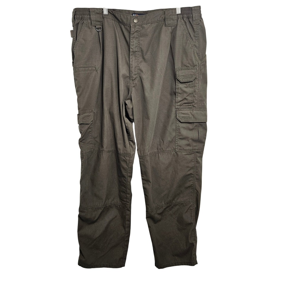 5.11 Tactical Series Mens Cargo Pants Ripstop Utility Gorpcore Green L